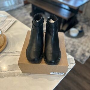 Clarks Classic Black Ankle Boots